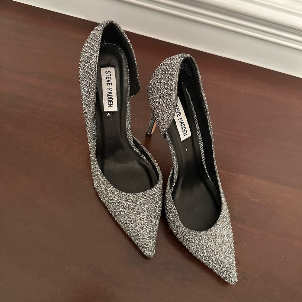 Steve Madden Sparkly Embellished Heels